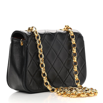 Chanel Lambskin Quilted Mini Flap Black 2 of 10
