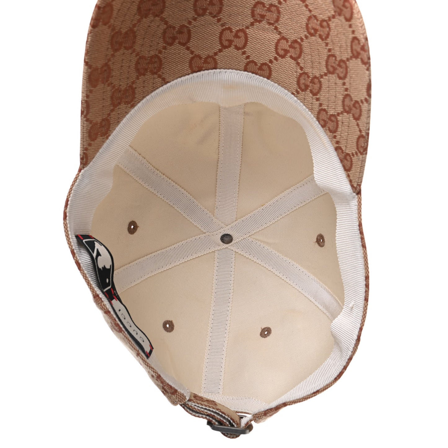 X MLB Monogram NY Yankees Baseball Hat 57-61 Beige Ruggine