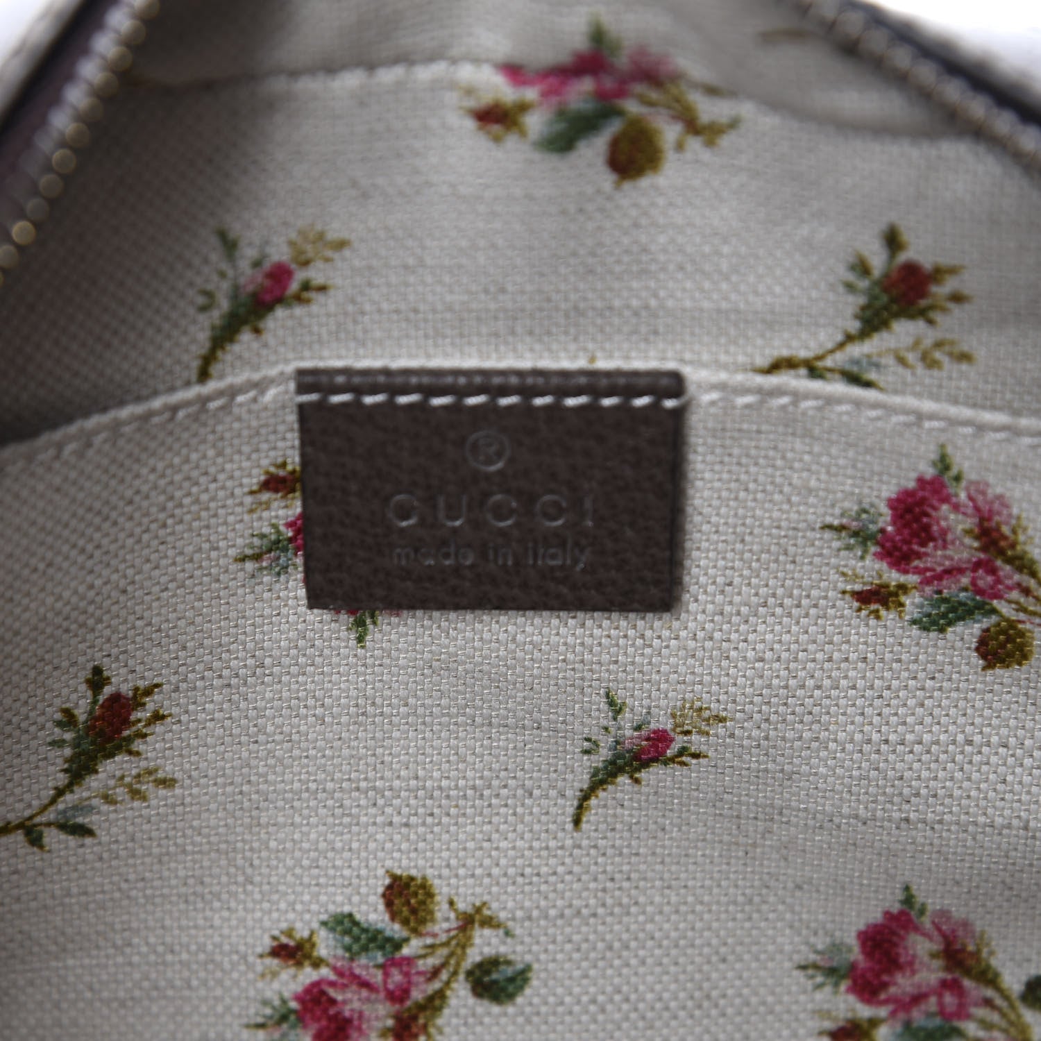 Gucci GG Supreme Monogram Web Neo Vintage Shoulder Bag Beige New Acero Crop 9 of 14
