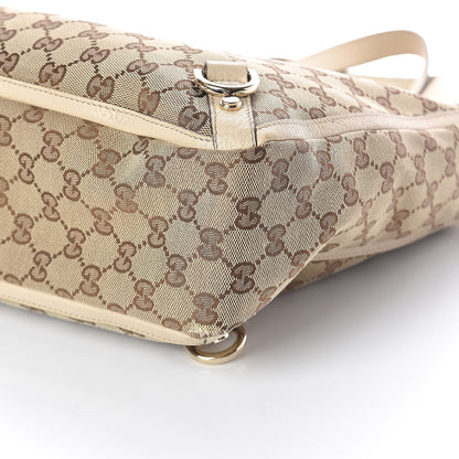 Gucci Monogram Medium Abbey Tote White 11 of 12