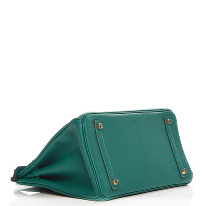 Hermes Togo Birkin 30 Malachite 5 of 28