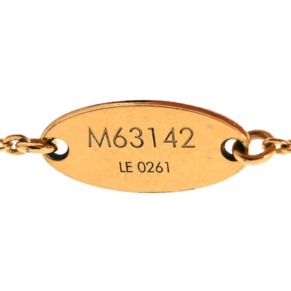 Louis Vuitton Brass Nanogram Bracelet Silver Gold 5 of 5