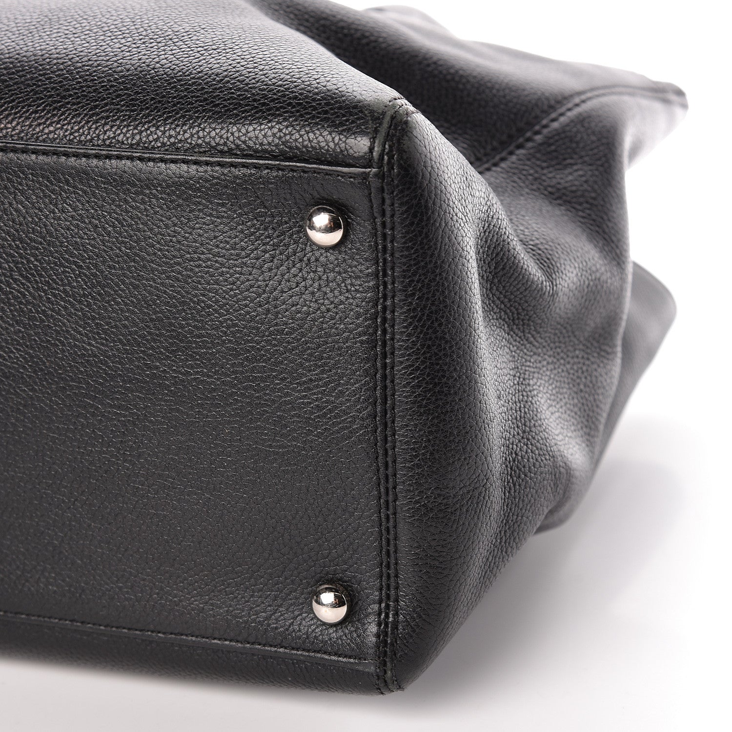 Chanel Calfskin Cerf Executive Shopper Tote Black 12 of 18