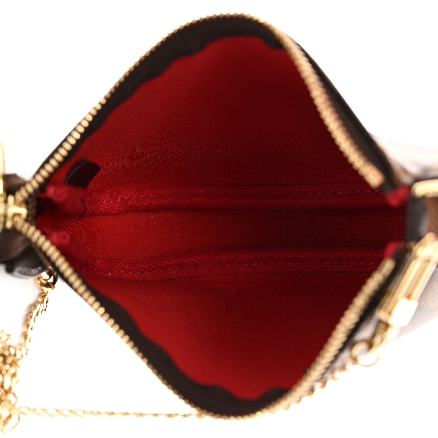 Louis Vuitton Damier Ebene Mini Pochette Accessories 6 of 8