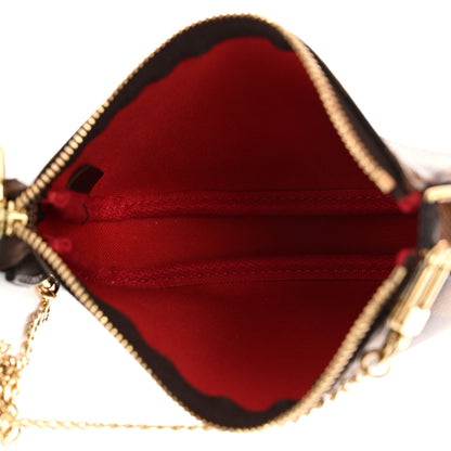 Louis Vuitton Damier Ebene Mini Pochette Accessories 6 of 8