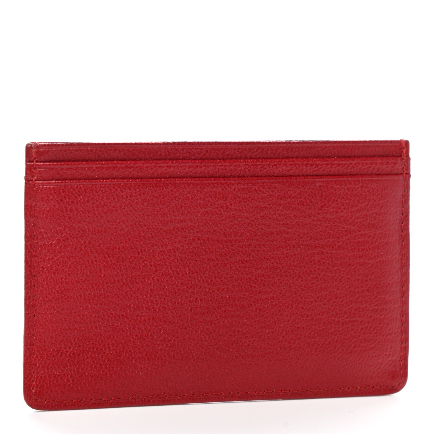 Chanel Calfskin CC Card Holder Red 3 of 8