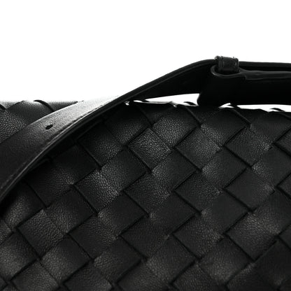 Bottega Veneta Nappa Intrecciato Tie Shoulder Bag Black 7 of 9