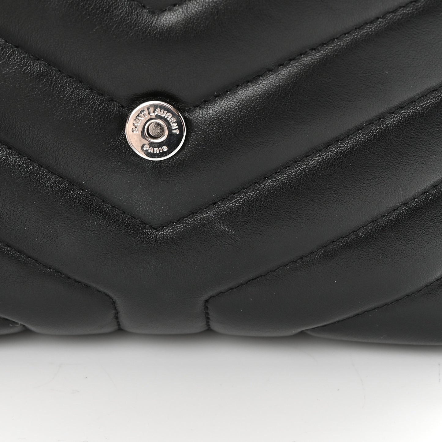 Calfskin Y Quilted Monogram Toy Loulou Crossbody Bag Black