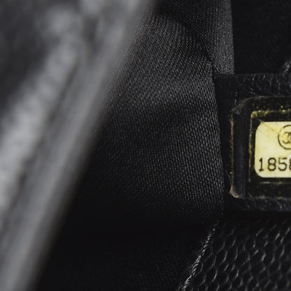 Chanel Caviar Quilted Grand Shopping Tote GST Black 6 of 9