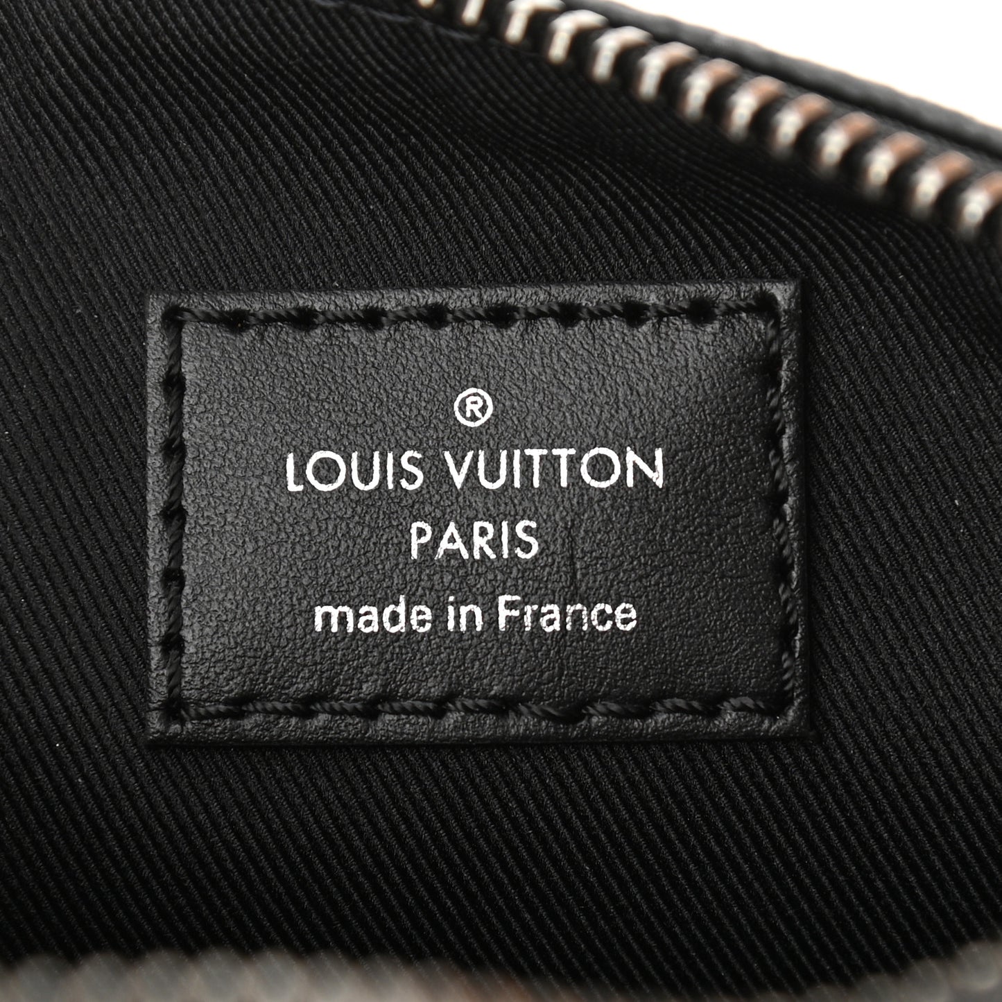 Reverse Monogram Eclipse Keepall XS Black