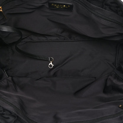 Chanel Nylon Medium Travel Tote Black 5 of 10