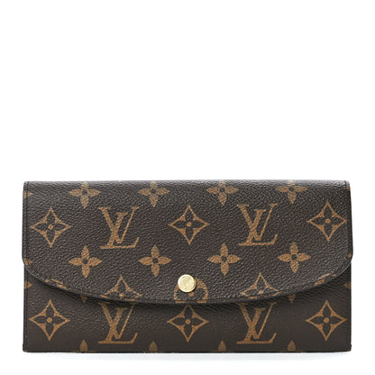 Louis Vuitton Monogram Emilie Wallet Rose Ballerine 1 of 10