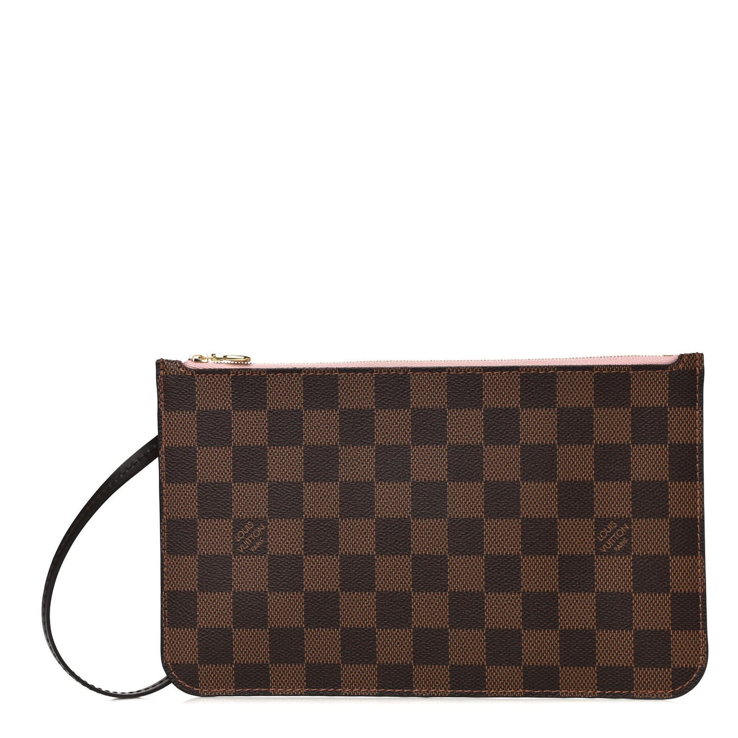 Damier Ebene Neverfull MM GM Pochette Rose Ballerine