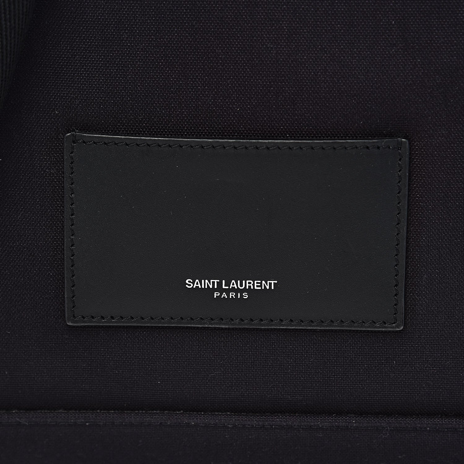 Saint Laurent Canvas Logo City Backpack Navy 7 of 12