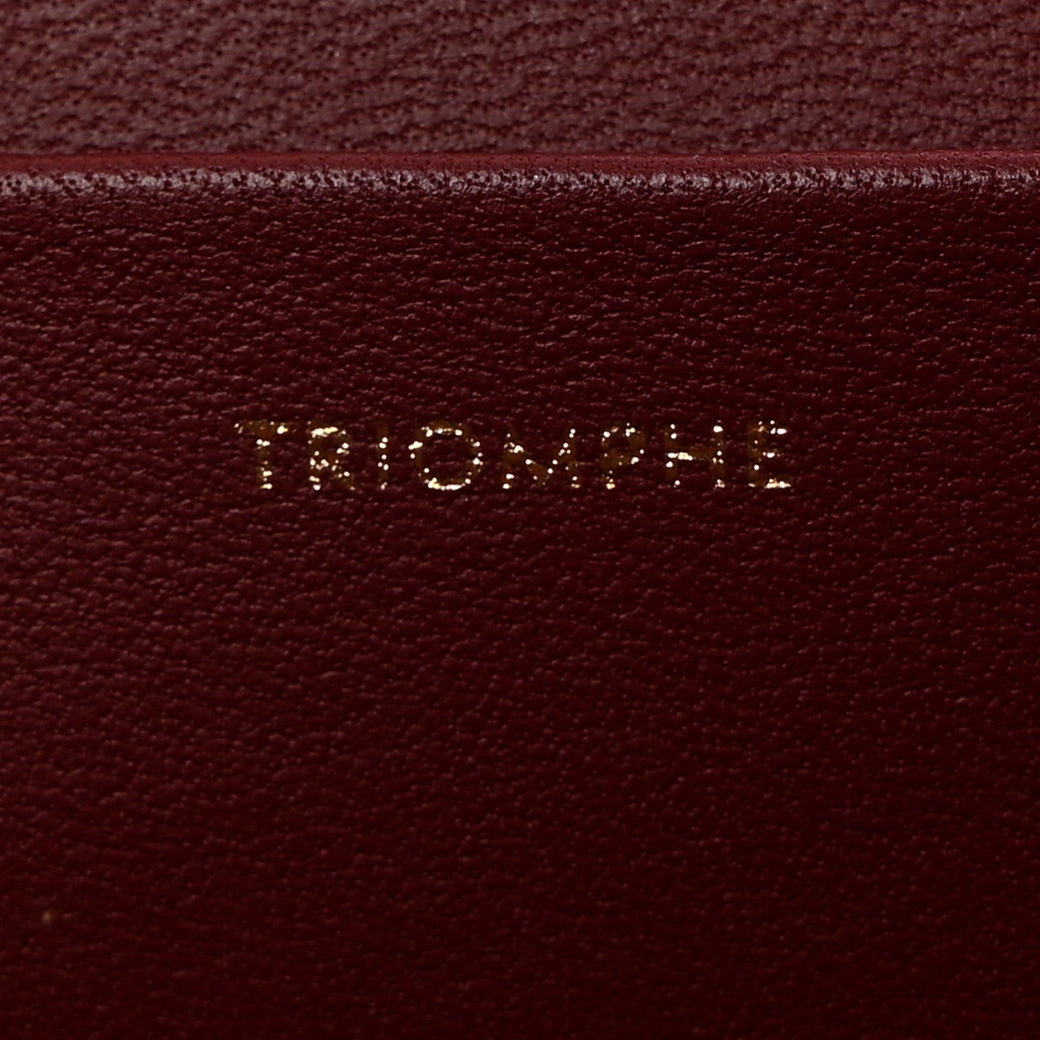 Celine Lizard Medium Triomphe Light Burgundy 7 of 12