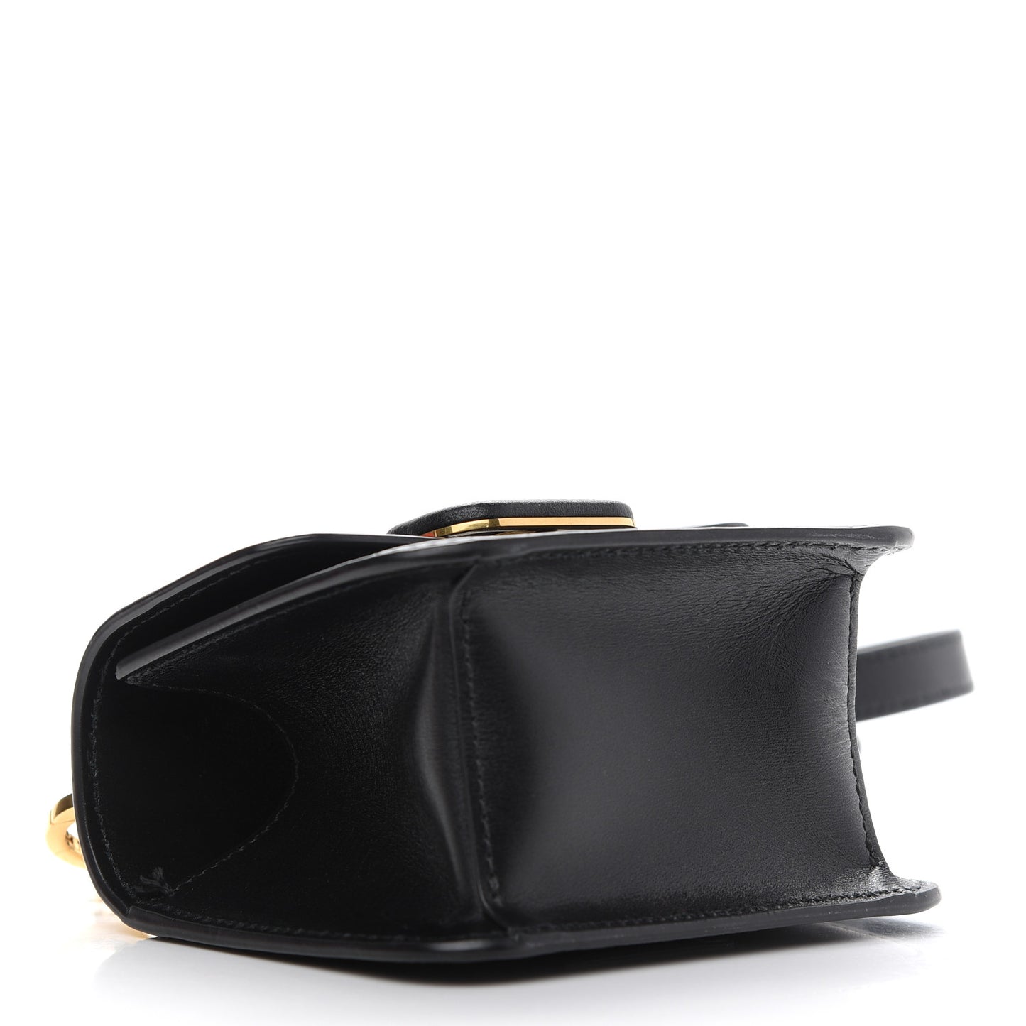 Smooth Calfskin Micro VSling Shoulder Bag Black