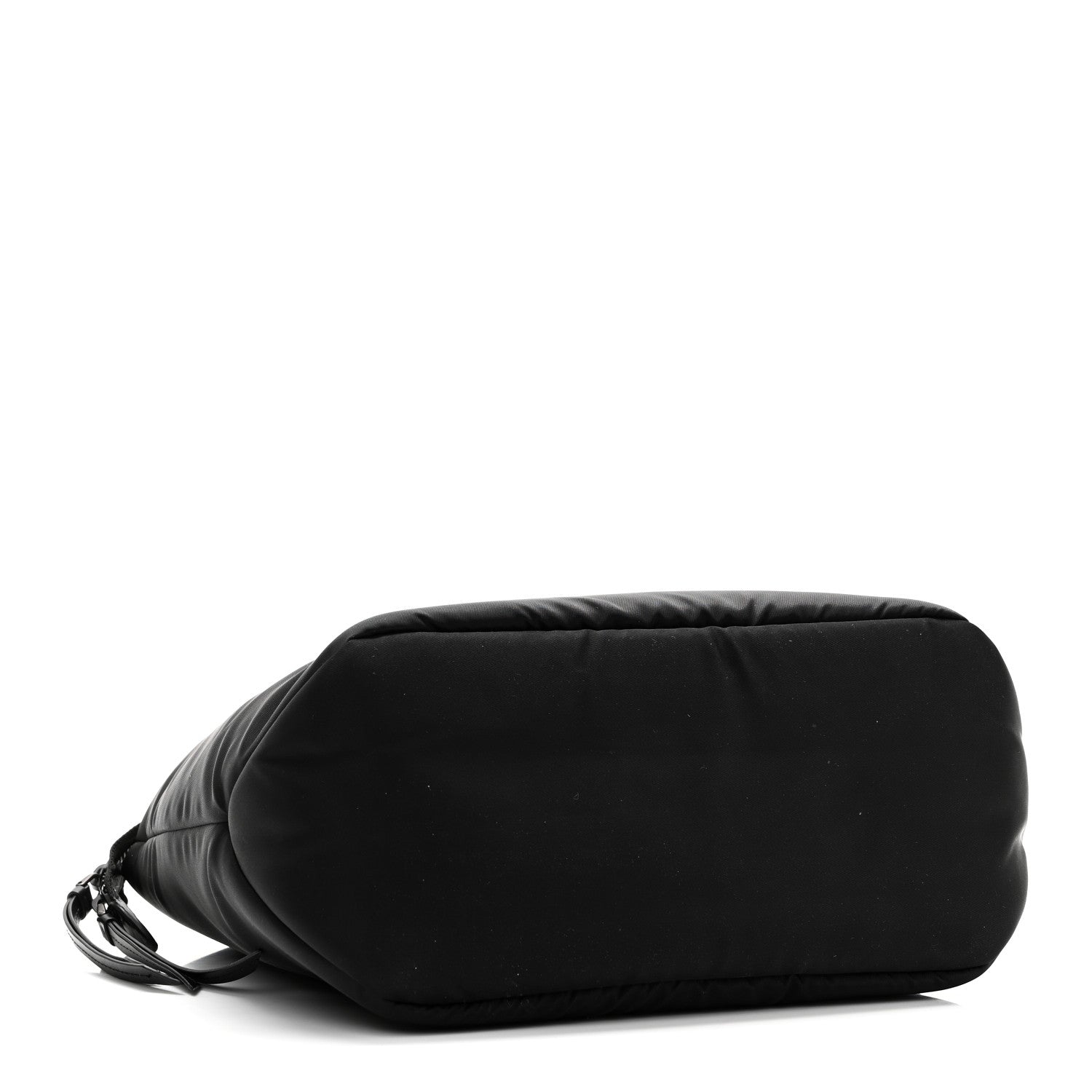 Prada Tessuto Nylon Soft Padded Small Shopping Tote Black 4 of 9