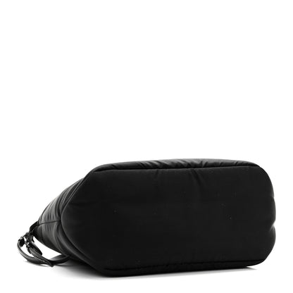 Prada Tessuto Nylon Soft Padded Small Shopping Tote Black 4 of 9