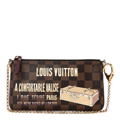 Louis Vuitton Damier Ebene Milla MM Trunk Pochette 1 of 9