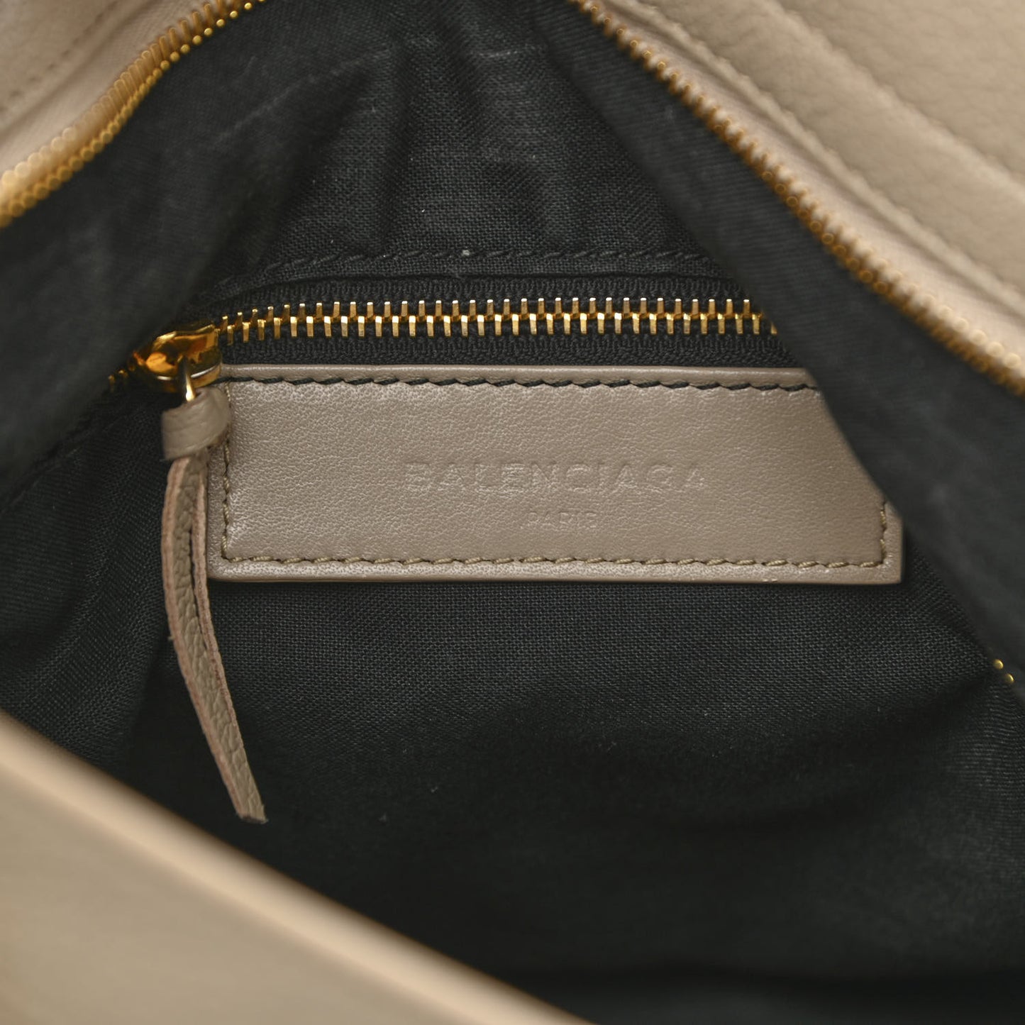 Chevre Gold Metallic Edge Hardware S City Beige Dune Argille