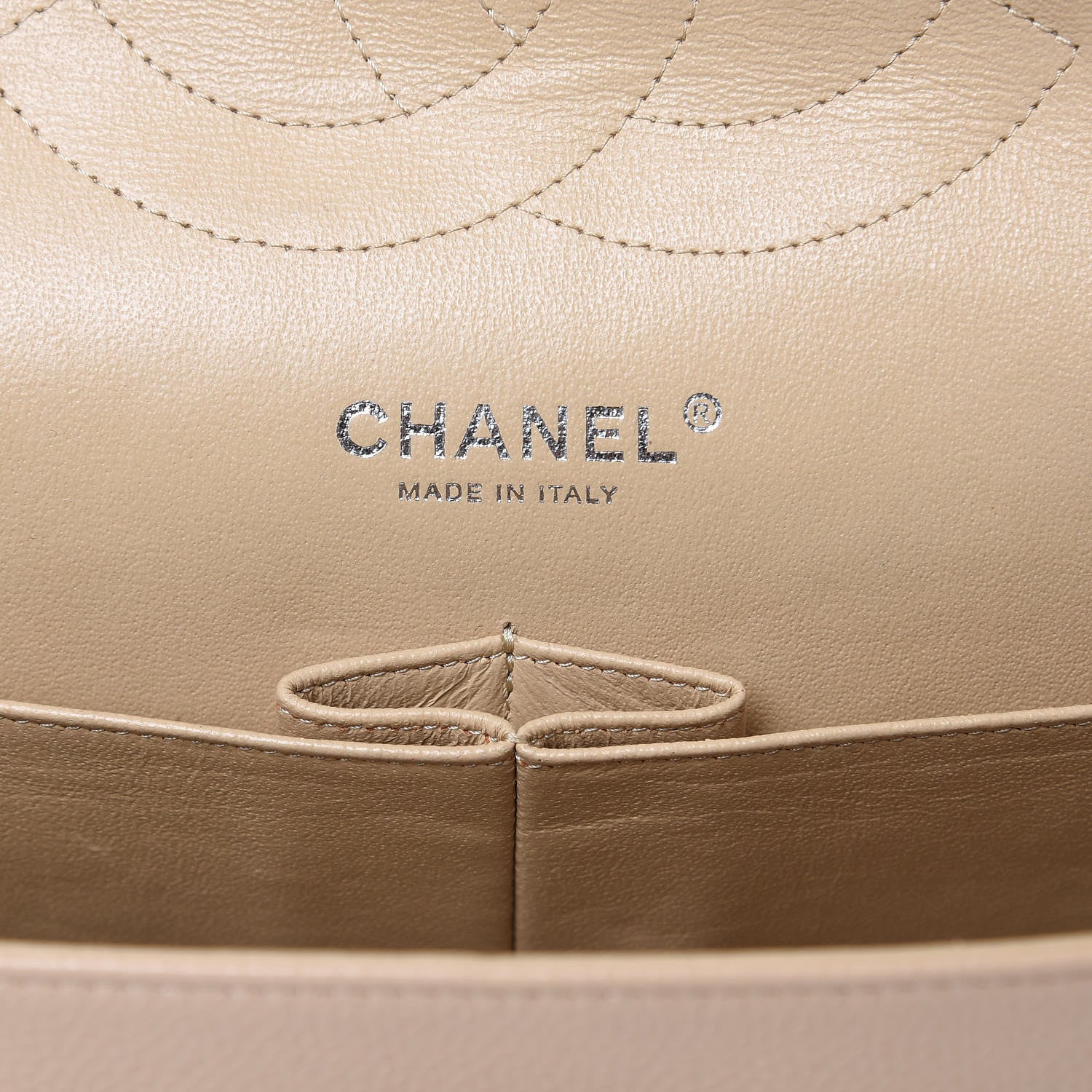 Chanel Caviar Quilted Jumbo Double Flap Beige Clair 6 of 16
