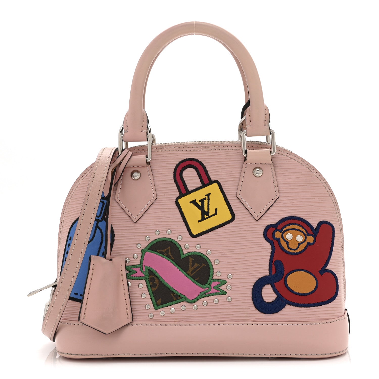 Louis Vuitton Epi Stickers Alma BB Rose Ballerine 1 of 11