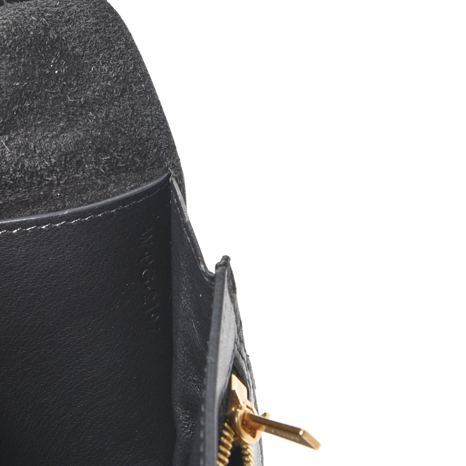 Celine Lizard Calfskin Large Multifunction Strap Wallet Velvet 7 of 7