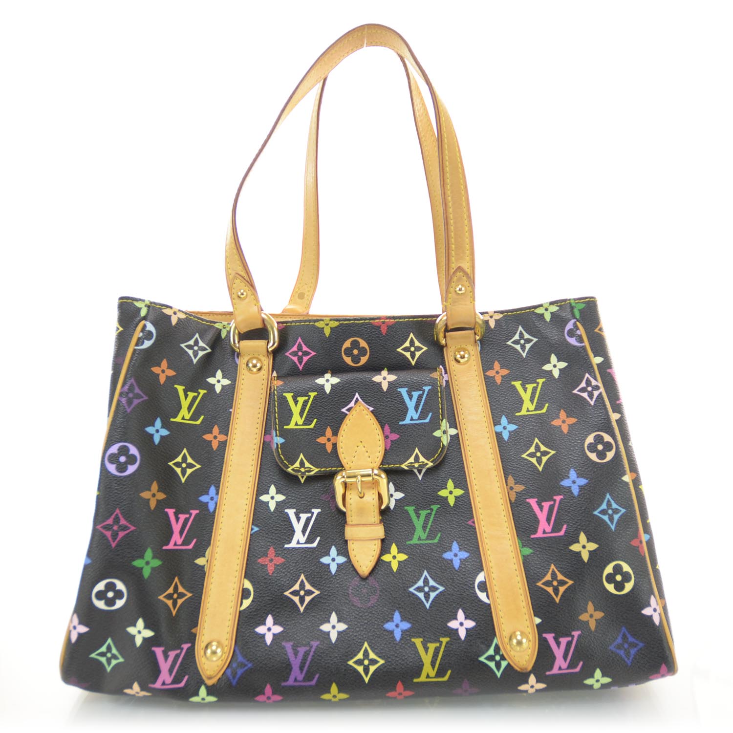 Louis Vuitton Monogram Multicolor Aurelia MM Black 1 of 7