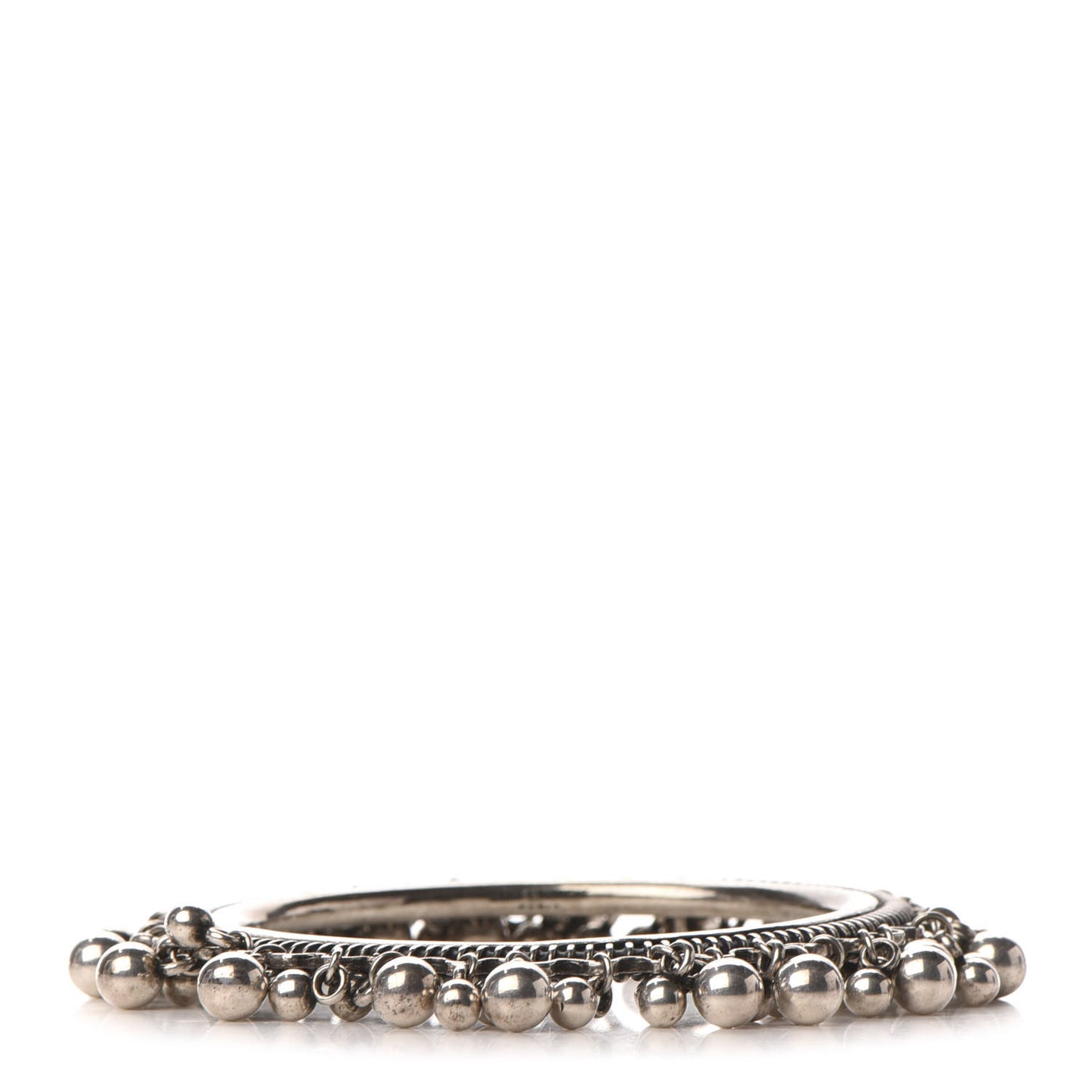 Brass Marrakech Bell Bracelet Argent Oxyde