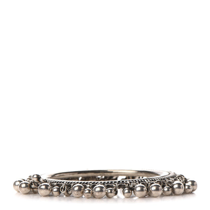 Saint Laurent Brass Marrakech Bell Bracelet Argent Oxyde 1 of 3