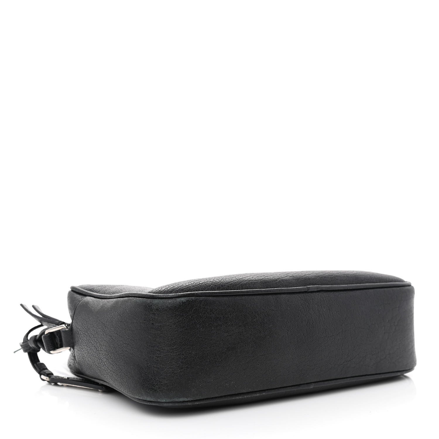Saint Laurent Lambskin Monogram Embossed Small Lou Camera Bag Black 4 of 12