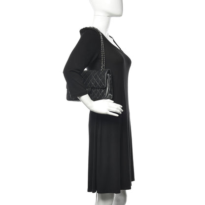 Chanel Lambskin Quilted Medium Double Flap Black 2 of 17