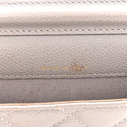 Chanel Caviar Quilted Miss Coco Clutch With Chain Grey 11 of 16