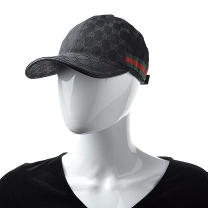 Gucci Monogram Web Baseball Hat M Black 2 of 8