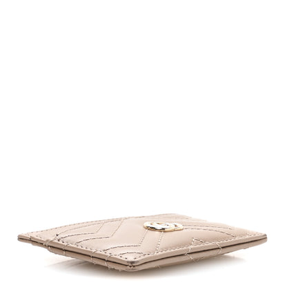 Gucci Calfskin Matelasse GG Marmont Card Holder Porcelain Rose 4 of 6