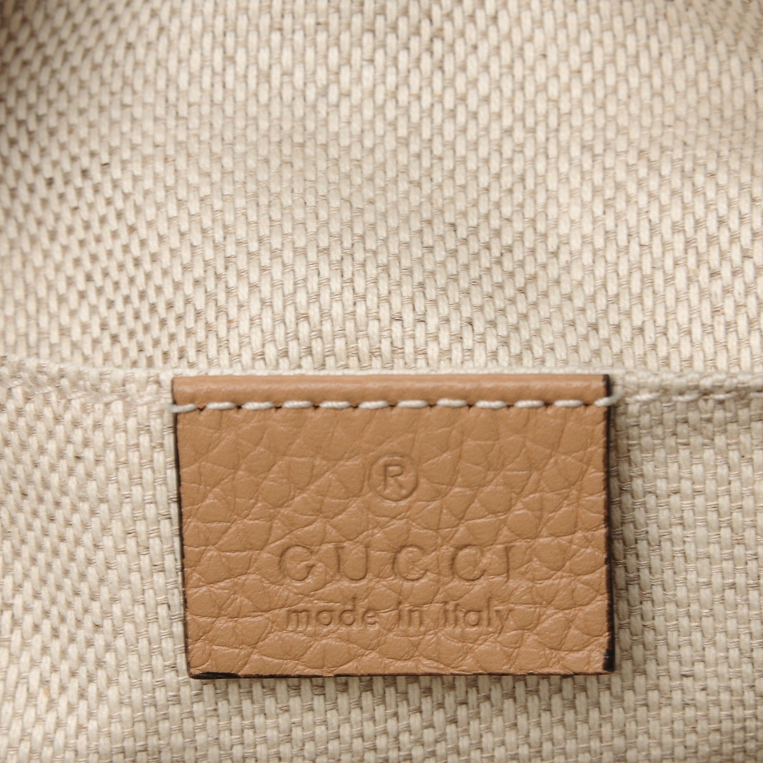 Gucci Pebbled Calfskin Small Soho Disco Bag Camelia 6 of 7