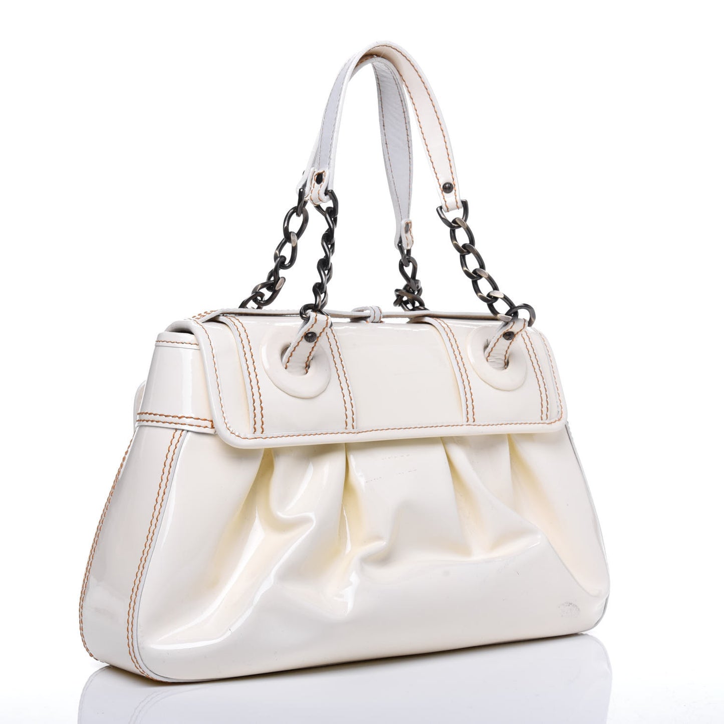 Patent B Bag White