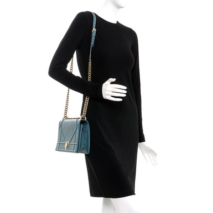 Christian Dior Grained Calfskin Medium Diorama Flap Bag Agave Green 2 of 7