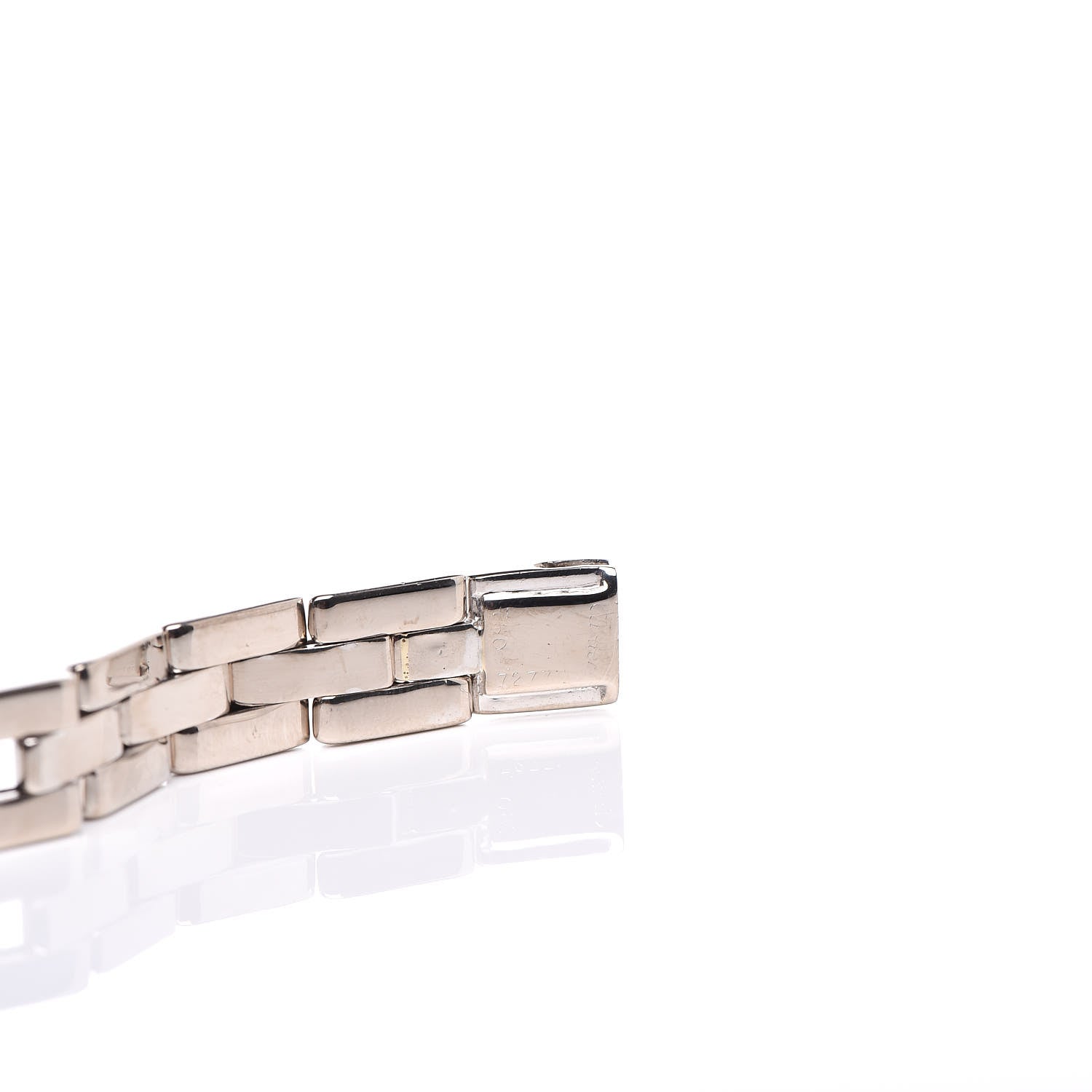 Cartier 18K White Gold Diamond Maillon Panthere Link Bracelet 5 of 5