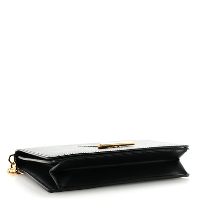 Louis Vuitton Epi Twist Belt Chain Wallet Black 4 of 9