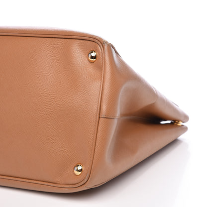 Prada Saffiano Lux Large Tote Caramel 10 of 18