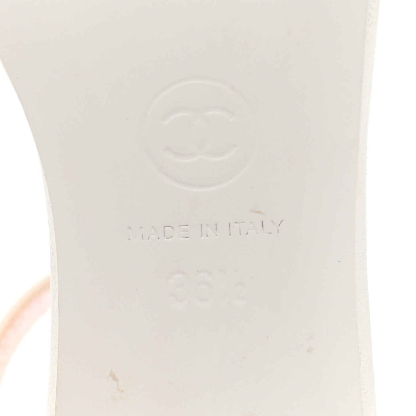 Lambskin Bow Sandals 36.5 White