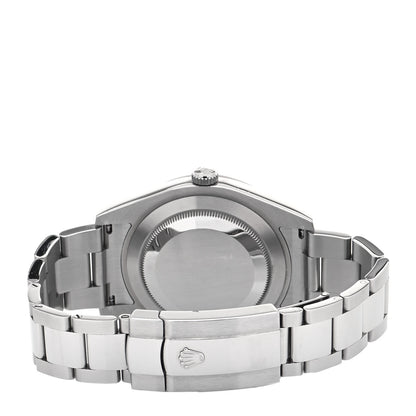Rolex Stainless Steel 18K White Gold 41mm Oyster Perpetual Datejust Watch Blue 116334 3 of 5