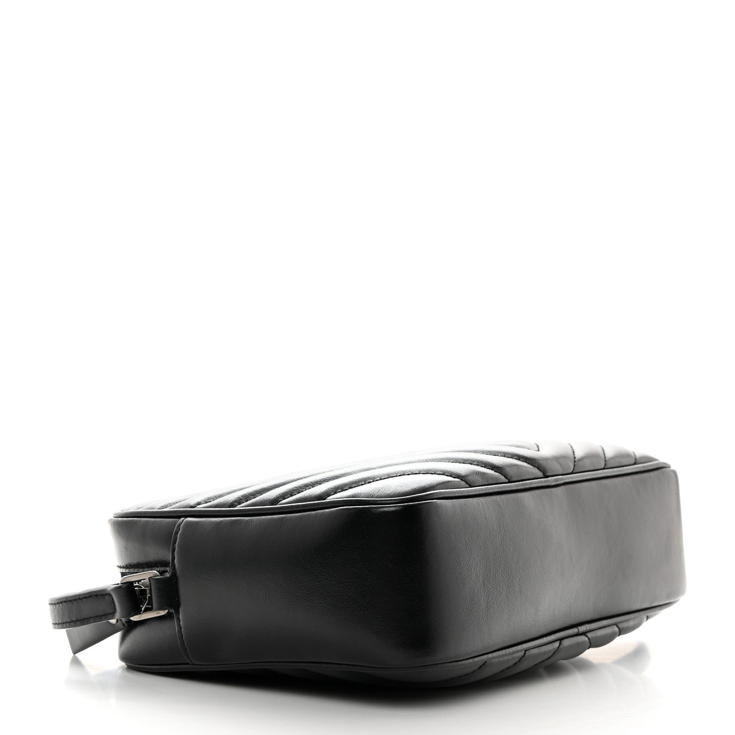 Saint Laurent Calfskin Matelasse Monogram Lou Camera Bag Black 4 of 10