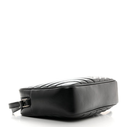 Saint Laurent Calfskin Matelasse Monogram Lou Camera Bag Black 4 of 10