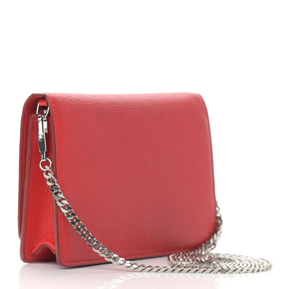 Givenchy Sugar Goatskin Pandora Chain Wallet Red 3 of 11