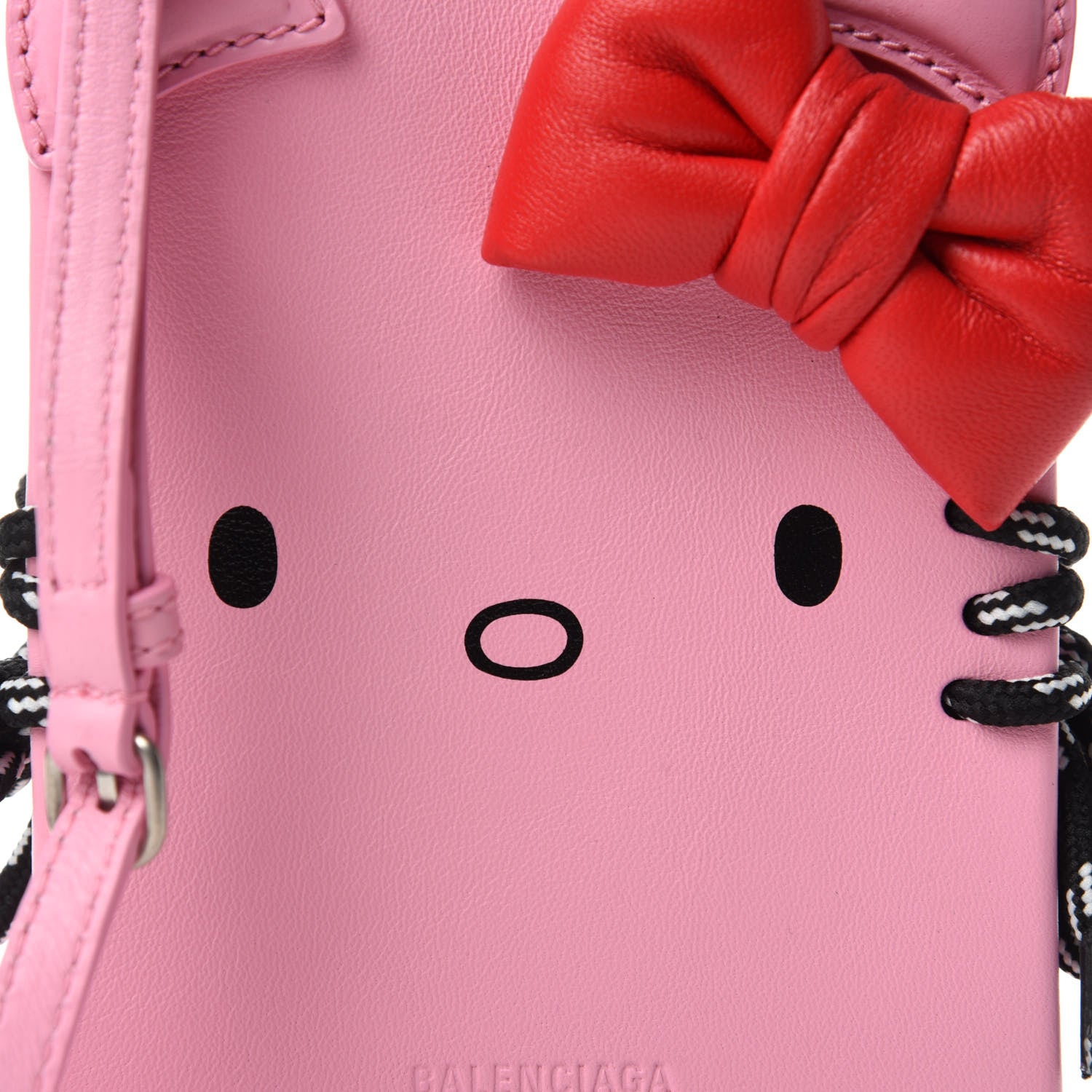 Balenciaga Calfskin Hello Kitty Phone Holder Bag Pink 10 of 10