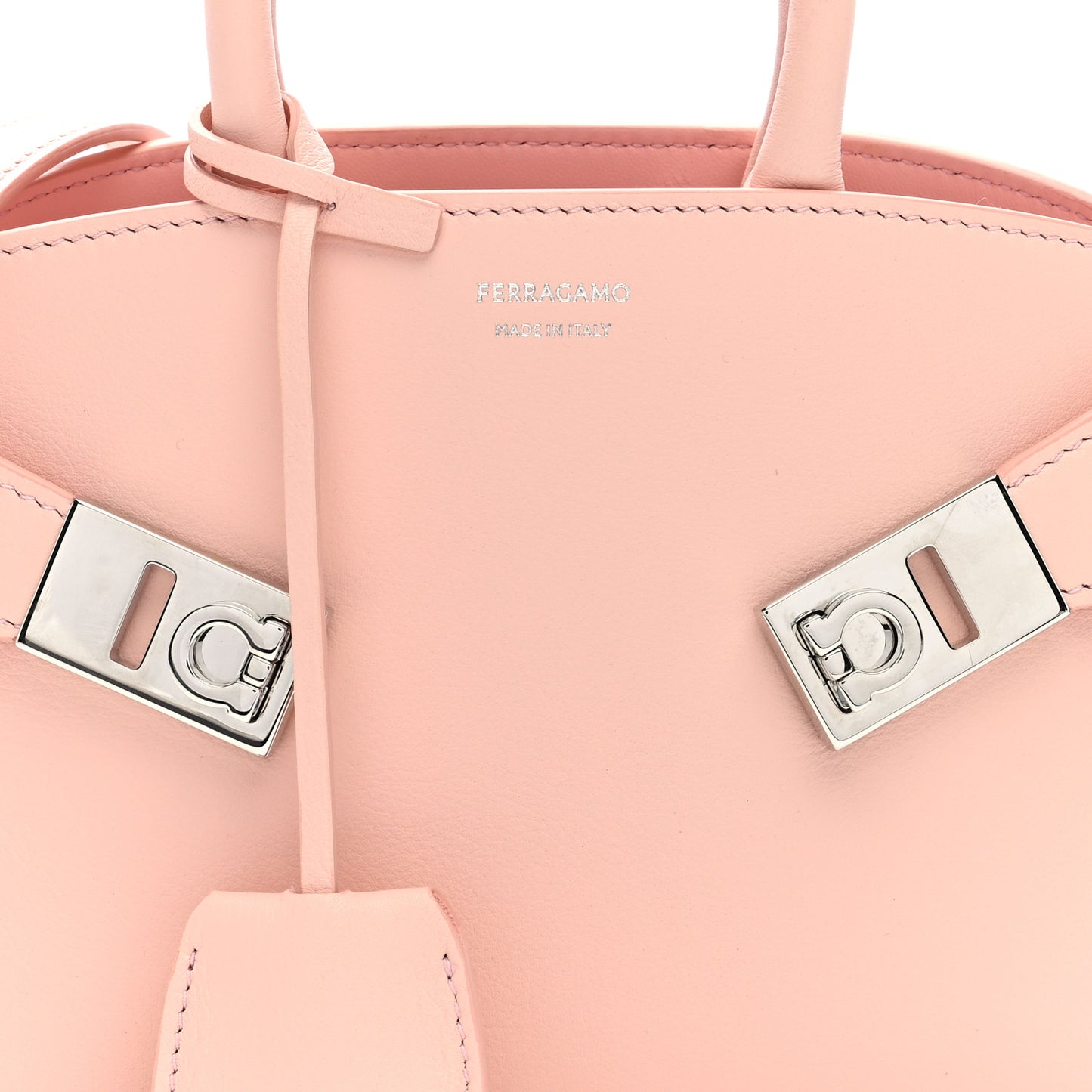 Calfskin Mini Hug Bag Nylund Pink