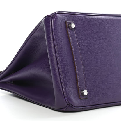 Hermes Epsom Birkin 35 Iris 8 of 11