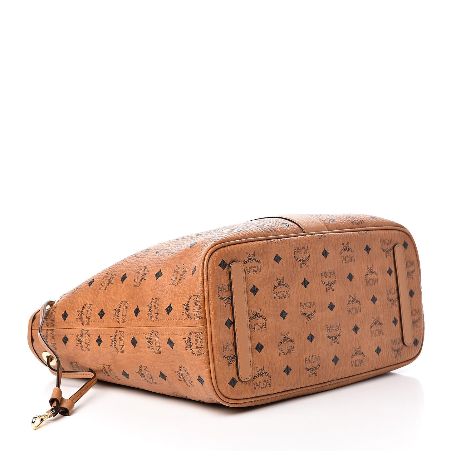 Visetos Medium Liz Reversible Shopper Tote Cognac
